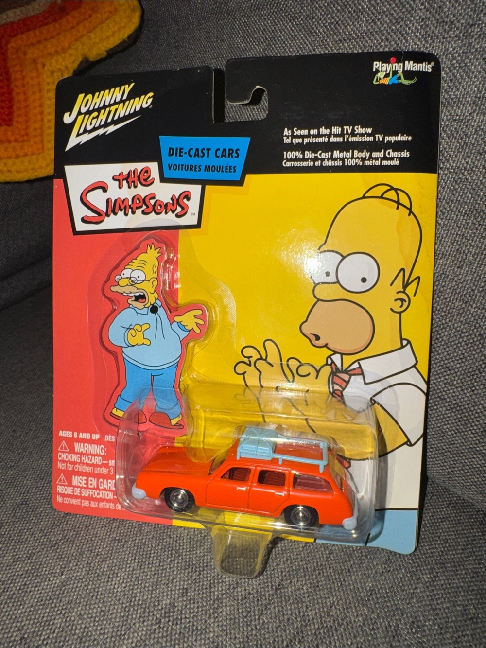 MINT! 2003 Johnny Lightning The Simpsons Marge’s Orange Station Wagon - Sealed"